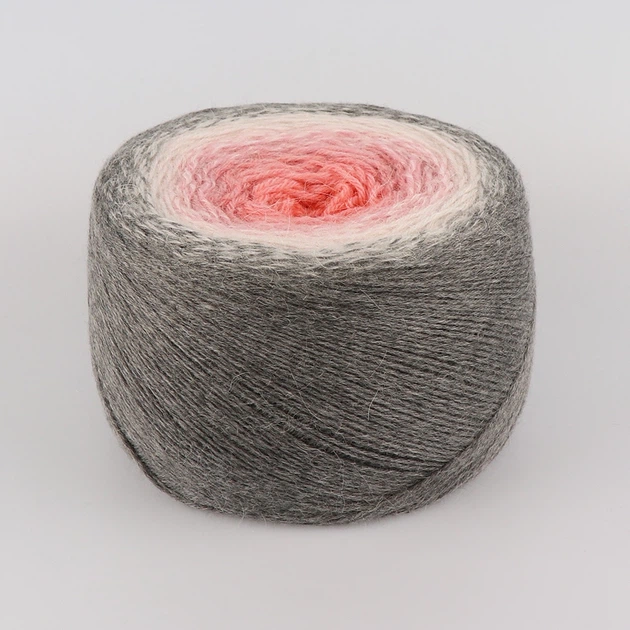 YarnArt Flowers Alpaca, №406 – полушерстяная пряжа 250 г / 940 м, альпака с акрилом, градиентное секционное окрашивание для палантинов, кардиганов - Фото 3 YarnArt Flowers Alpaca, №406 – полушерстяная пряжа 250 г / 940 м, альпака с акрилом, градиентное секционное окрашивание для палантинов, кардиганов - изображение 3