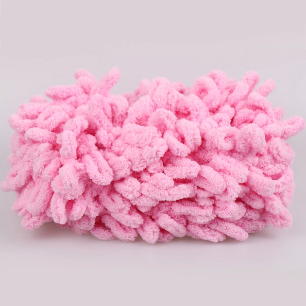 Alize Puffy № 185 Рожевий, 100г/9м - Алізе Пуффі, плюшева пряжа з готовими петлями для в'язання руками пледів, іграшок, балаклав, аксесуарів - Фото 2 Alize Puffy № 185 Рожевий, 100г/9м - Алізе Пуффі, плюшева пряжа з готовими петлями для в'язання руками пледів, іграшок, балаклав, аксесуарів - зображення 2