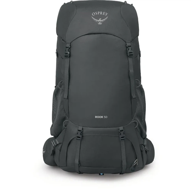 Рюкзак туристический Osprey Rook 50 Dark charcoal/silver lining Uni (100009409) - Фото 2 Рюкзак туристический Osprey Rook 50 Dark charcoal/silver lining Uni (100009409) - изображение 2