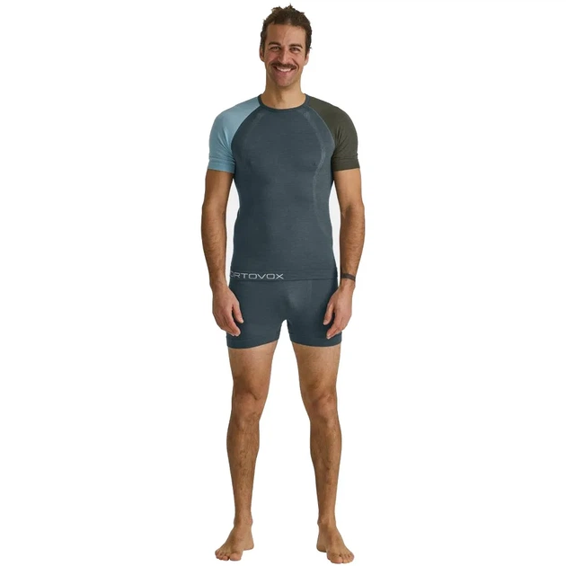 Термотрусы мужские анатомические Ortovox 120 Comp LightI Boxer Mns Dark arctic grey L (100084401) - изображение 3