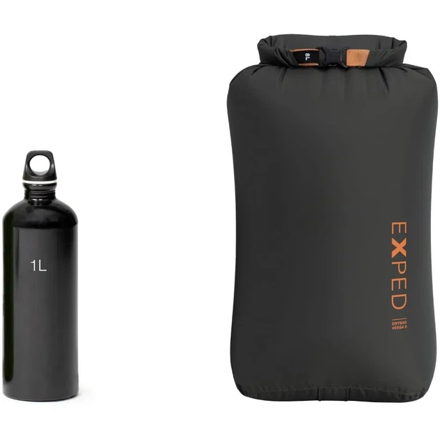 Гермомешок Exped Drybag Versa 8 Black - изображение 2