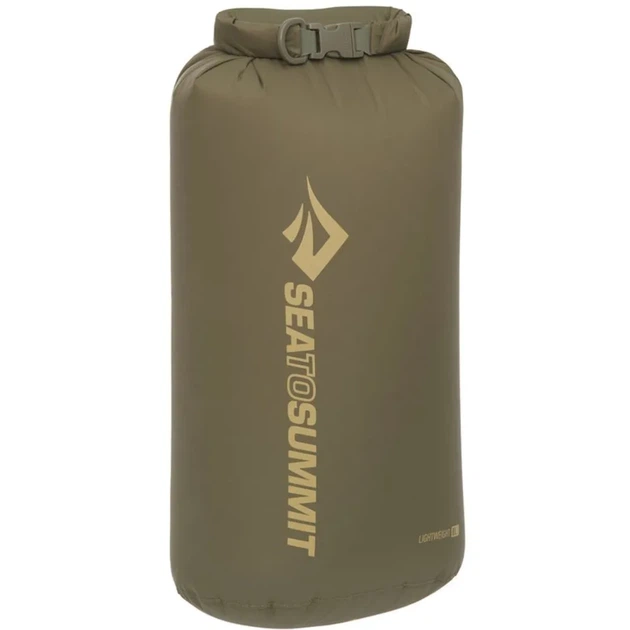 Гермомішок туристичний для сплаву чи походу Sea to Summit Lightweight Dry Bag 8L Burnt olive (100067002) - Фото 2 Гермомішок туристичний для сплаву чи походу Sea to Summit Lightweight Dry Bag 8L Burnt olive (100067002) - зображення 2