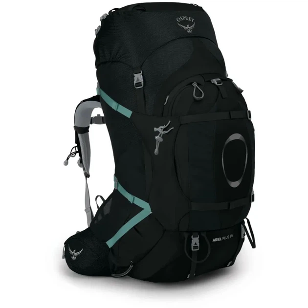 Рюкзак туристический Osprey Ariel Plus 85 black XS/S (100003791) - Фото 1 Рюкзак туристический Osprey Ariel Plus 85 black XS/S (100003791) - изображение 1