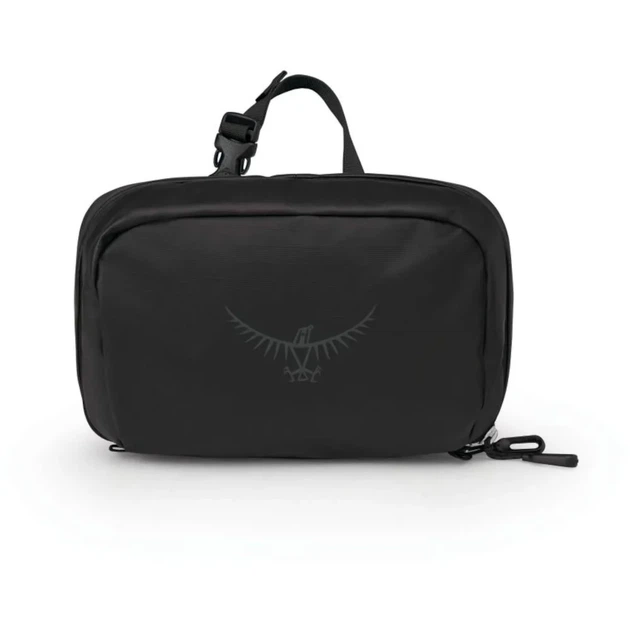 Косметичка для путешествий Osprey Transporter Hanging Toiletry Kit Raven black/black (100080202) - Фото 2 Косметичка для путешествий Osprey Transporter Hanging Toiletry Kit Raven black/black (100080202) - изображение 2