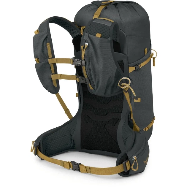 Рюкзак туристичний наплічник Osprey Talon Velocity 30 Dark charcoal/tumbleweed yellow S/M (100023822) - зображення 2