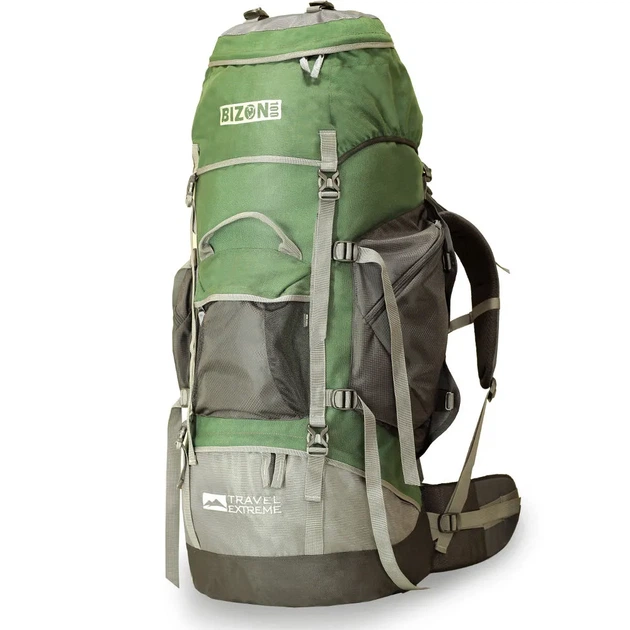 Рюкзак туристичний наплічник Travel Extreme Bizon 100 green Uni (100033030) - зображення 2