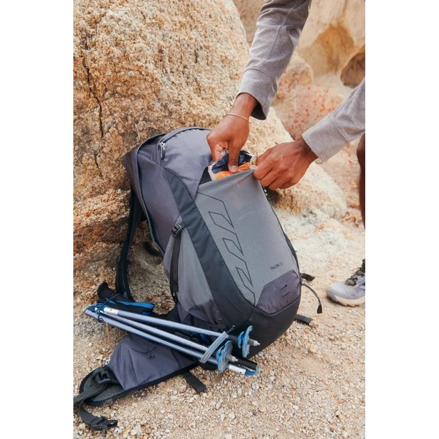 Рюкзак туристичний наплічник Osprey Talon 26 Phantom Grey/Dark Charcoal Uni (100083586) - зображення 4