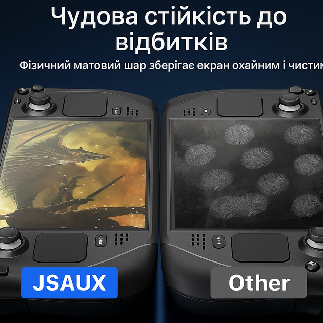 Защитное стекло JSAUX 9H для Steam Deck и Steam Deck OLED 7″, 2 шт, с направляющей рамкой - Фото 9 Защитное стекло JSAUX 9H для Steam Deck и Steam Deck OLED 7″, 2 шт, с направляющей рамкой - изображение 9
