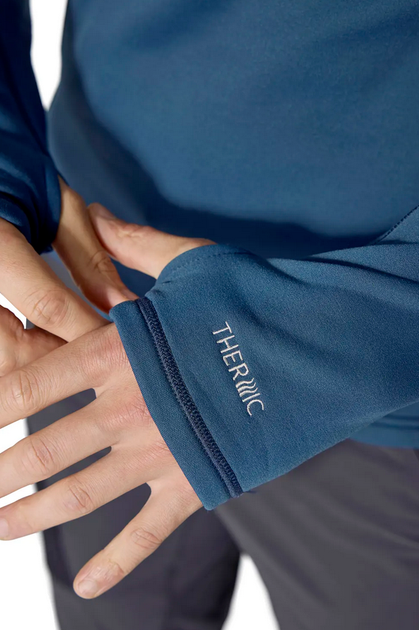 Кофта мужская Rab Modulus Hoody, Tempest Blue, M (RB QFG-15-TMB-MED) - Фото 7 Кофта мужская Rab Modulus Hoody, Tempest Blue, M (RB QFG-15-TMB-MED) - изображение 7