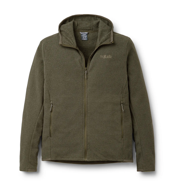 Кофта мужская Rab Stavel Jacket, Beluga, Army, L (RB QFG-68-ARM-LRG) - изображение 2