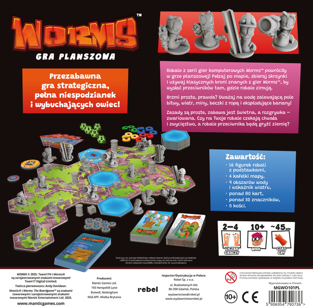 Gra planszowa Rebel Worms (edycja polska) (5906954790736) - obraz 6