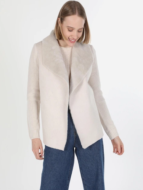 Кардиган вязаный женский Colin's CL1017917BEI XS Beige (8682240823995) - изображение 3