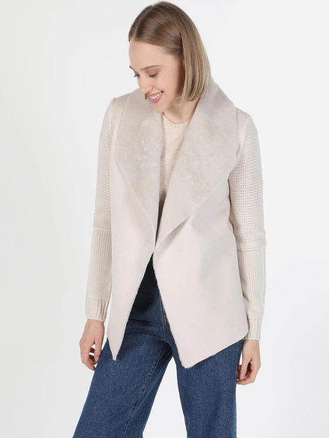Кардиган вязаный женский Colin's CL1017917BEI XS Beige (8682240823995) - изображение 4
