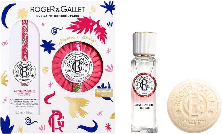 Набір унісекс Roger & Gallet Gingembre Rouge Парфумована вода 30 мл + Мило тверде 100 г (3701436934958) - зображення 2