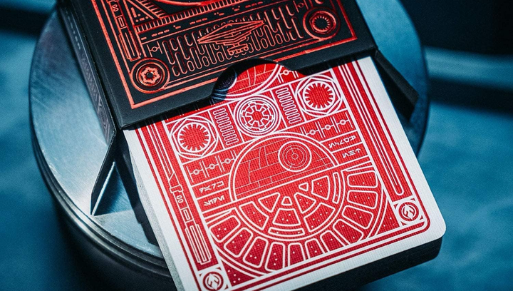 Игральные Карты Theory11 Star Wars Dark Side Red - изображение 3