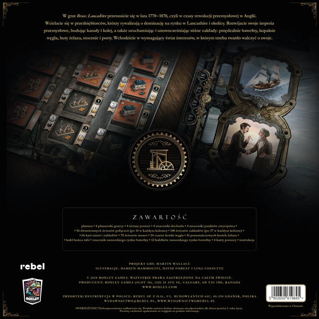 Gra planszowa Rebel Mosiądz: Lancashire Deluxe (edycja polska) (5902650619845) - obraz 12