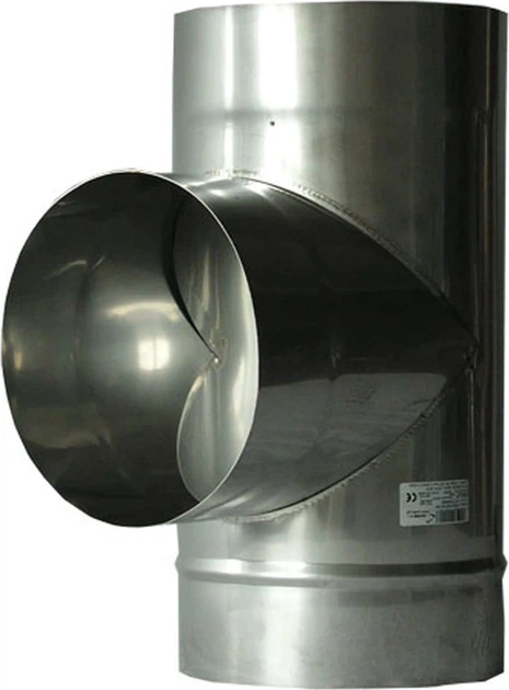 Trójnik kominowy Wadex 90° 180 mm (107180000) - obraz 2