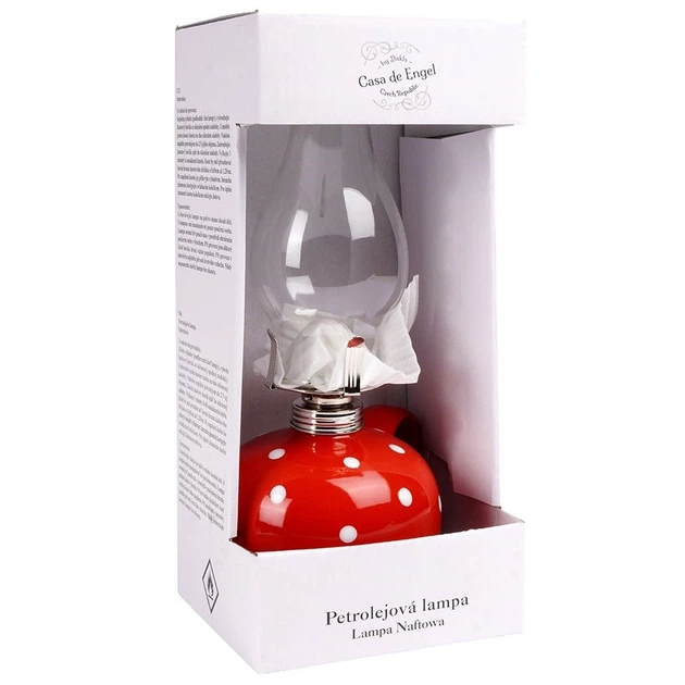 Лампа нафтова Orion 822260 TECKA керамічна 530 мл 28.5 см (8596265126057) - зображення 2