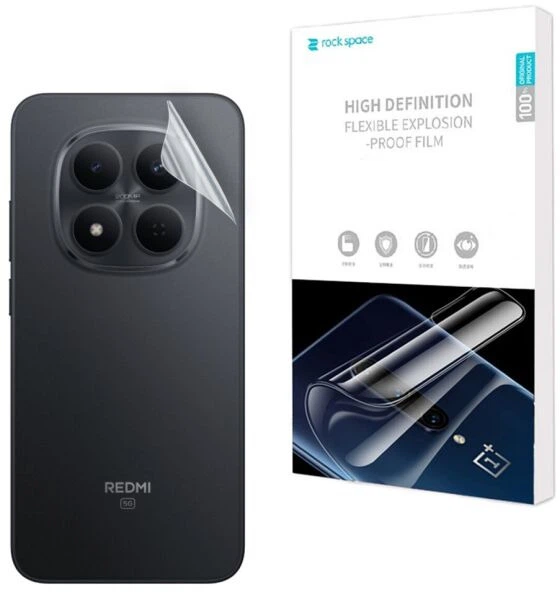 Защитная пленка на заднюю панель RockSpace Explosion-Proof SuperClear для Xiaomi Redmi Note 15 Pro - Фото 1 Защитная пленка на заднюю панель RockSpace Explosion-Proof SuperClear для Xiaomi Redmi Note 15 Pro - изображение 1