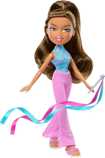 Лялька Bratz Play Sportz Yasmin Ясмін з аксесуарами для гімнастики 569534 - зображення 3