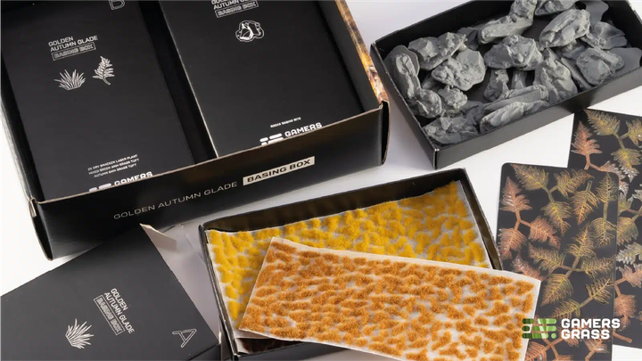 Zestaw dekoracji Gamers Grass Basing Box Golden Autumn Glade (738956791399) - obraz 2