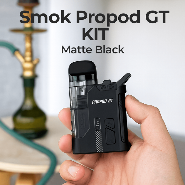Pod-система електронна сигарета Smok Propod GT KIT Matte Black вейп Чорний 700 мАг електронка до 22 Вт под система з верхньою заправкою - зображення 4