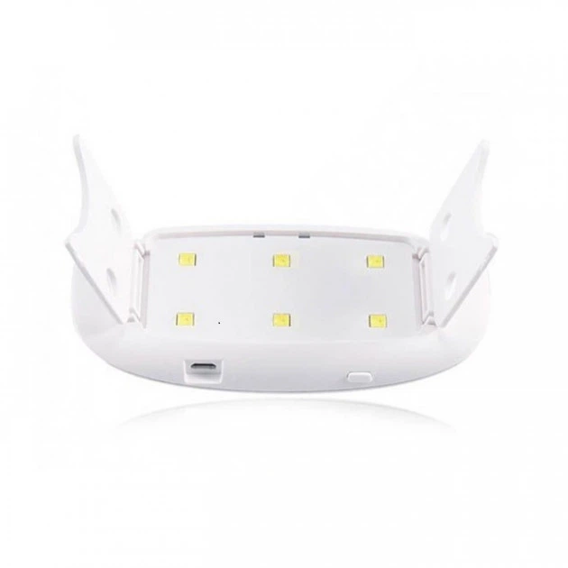 Лампа для маникюра Beauty Nail SUNmini White UV/LED 6 Вт USB для полимеризации гель-лака (4441) - изображение 4