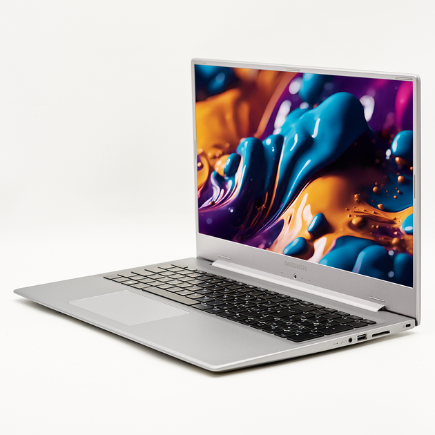 Ноутбук 17,3" Medion (Lenovo Group) Akoya P17609 | Intel Core i5-1135G7 | IPS (1920x1080) FullHD | RAM 16 ГБ | SSD 256 ГБ | HDD 2 ТБ | Nvidia GeForce | Метал | підсвітка | Win11 (4908) - изображение 4