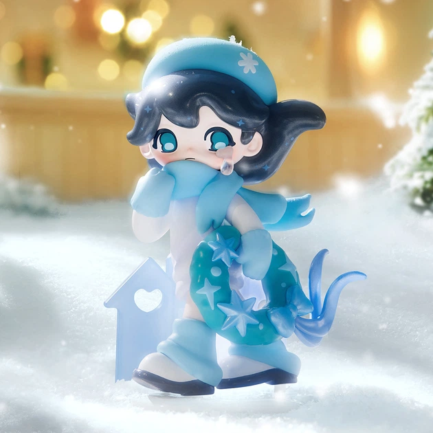 Игрушка-сюрприз Pop Mart с коллекционной фигуркой Azura Серия Warm Christmas (6931571030353) - изображение 8