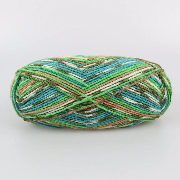 YarnArt Crazy Color, №177 - пряжа полушерстяная, 100 г / 260 м, 25% шерсть 75% акрил, секционное окрашивание для джемперов, жилетов, Крейзи Колор - Фото 3 YarnArt Crazy Color, №177 - пряжа полушерстяная, 100 г / 260 м, 25% шерсть 75% акрил, секционное окрашивание для джемперов, жилетов, Крейзи Колор - изображение 3