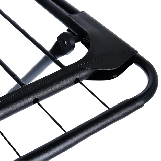 Сушарка для білизни Vilde 779068 металева XXL 108-182 см Чорна (5904316472269) - зображення 6