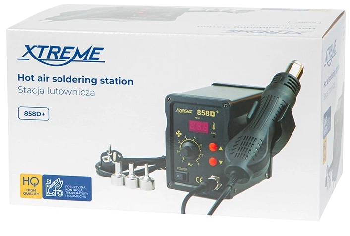 Stacja lutownicza Xtreme gorące powietrze PR-ZD-858D+ - obraz 4