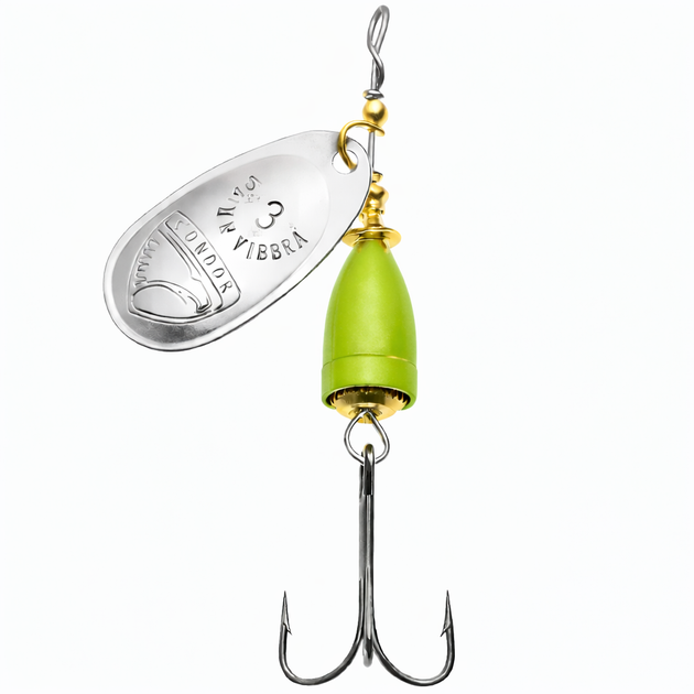 Блешня оберталка CONDOR FISHING Super Vibbra №5 13гр #115Y (5181_13_115Y) - Фото 2 Блешня оберталка CONDOR FISHING Super Vibbra №5 13гр #115Y (5181_13_115Y) - зображення 2