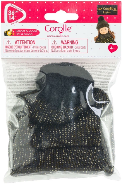 Zestaw ubrań dla lalek Corolle Hat and Scarf Couture 36 cm 9000212720 (4062013212722) - зображення 2