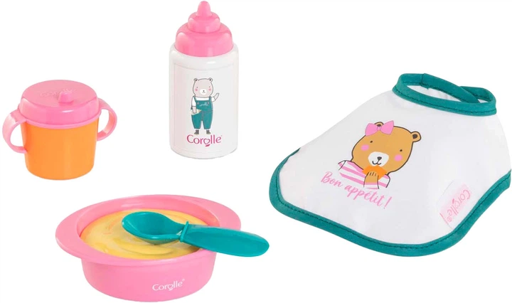 Набір аксесуарів для ляльок Corolle Small Mealtime 9000111130 (4062013111131) - зображення 2