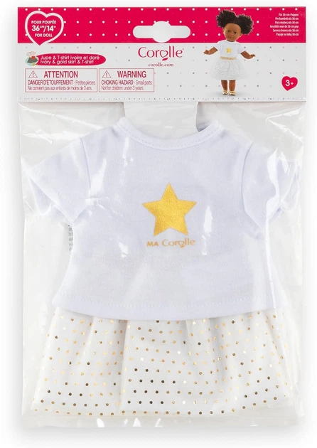 Zestaw ubrań dla lalek Corolle Top i spódnica 36 cm 9000212900 (4062013212906) - зображення 2