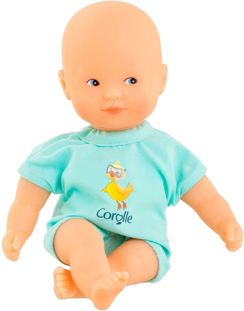 Lalka bobas Corolle Mini Bath 20 cm Niebieska 9000120310 (4062013120317) - obraz 3
