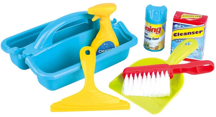 Zestaw zabawek PlayGo My Housekeeping Caddy 7 elementów 3454 (4892401034540) - obraz 2