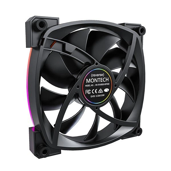 Вентилятор Montech RX140 PWM Black - Фото 4 Вентилятор Montech RX140 PWM Black - изображение 4