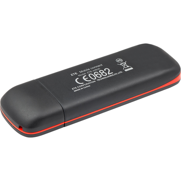 Модем 3G 4G LTE ZTE MF825 з панельною антеною MIMO 2x17 дБі - Фото 3 Модем 3G 4G LTE ZTE MF825 з панельною антеною MIMO 2x17 дБі - зображення 3