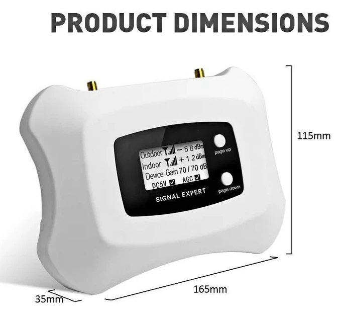 Репітер підсилювач мобільного зв'язку і інтернету ATNJ E-GSM 2G 4G LTE 900 МГц (I/3 дБі) - зображення 4