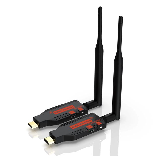Бездротовий HDMI ресивер-трансмітер Vikefon 1080p 100M TX RX - Фото 1 Бездротовий HDMI ресивер-трансмітер Vikefon 1080p 100M TX RX - изображение 1