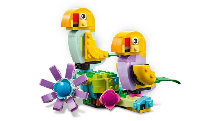 Конструктор Лего Креатор 3 в 1 Цветы в лейке Lego Creator Flowers in Watering Can 31149 - изображение 7