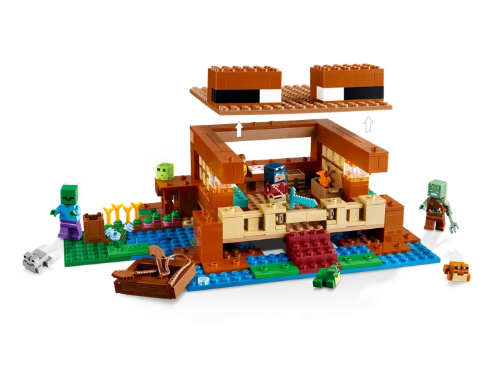 Конструктор Лего Майнкрафт Лягушачий дом Lego Minecraft 21256 - изображение 4