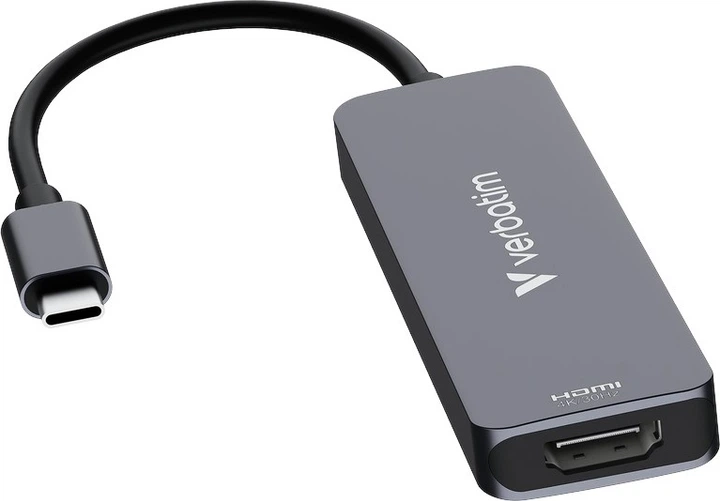 USB-хаб Verbatim USB-C Essentials Multiport Hub 4 Port Grey (0023942321552) - зображення 3
