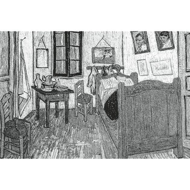 Пазли Trefl Art Вінсент Ван Гог Спальня 500 елементів 75459 (5900511375459) - зображення 5