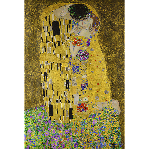 Пазли Trefl Art Поцілунок Густав Клімт 500 елементів 75428 (5900511375428) - зображення 4