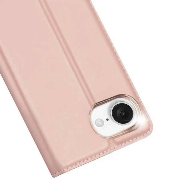 Чехол-книжка Dux Ducis с карманом для iPhone 16e Rose Gold - изображение 3