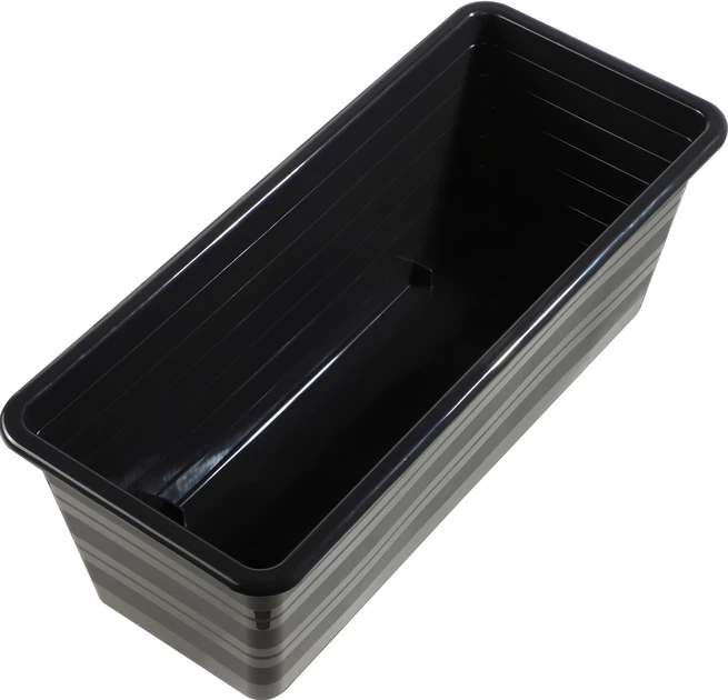 Горщик балконний Kadax Catí 40 см Антрацитовий 6 шт. (K10190) - зображення 5