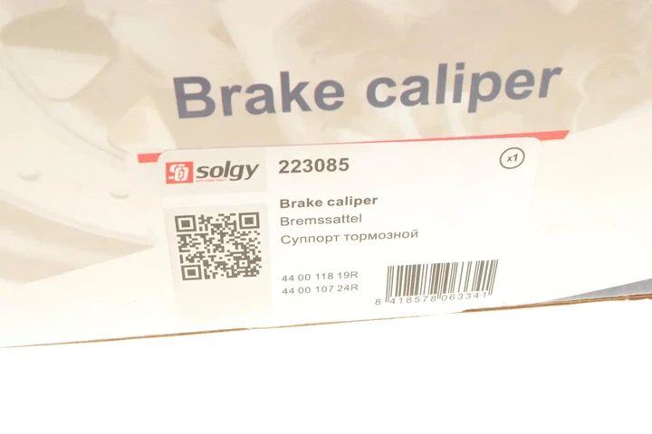 Супорт гальмівний Solgy 223085 Renault Master; Opel Movano 440010724R, 440011819R, 440013212R - изображение 3